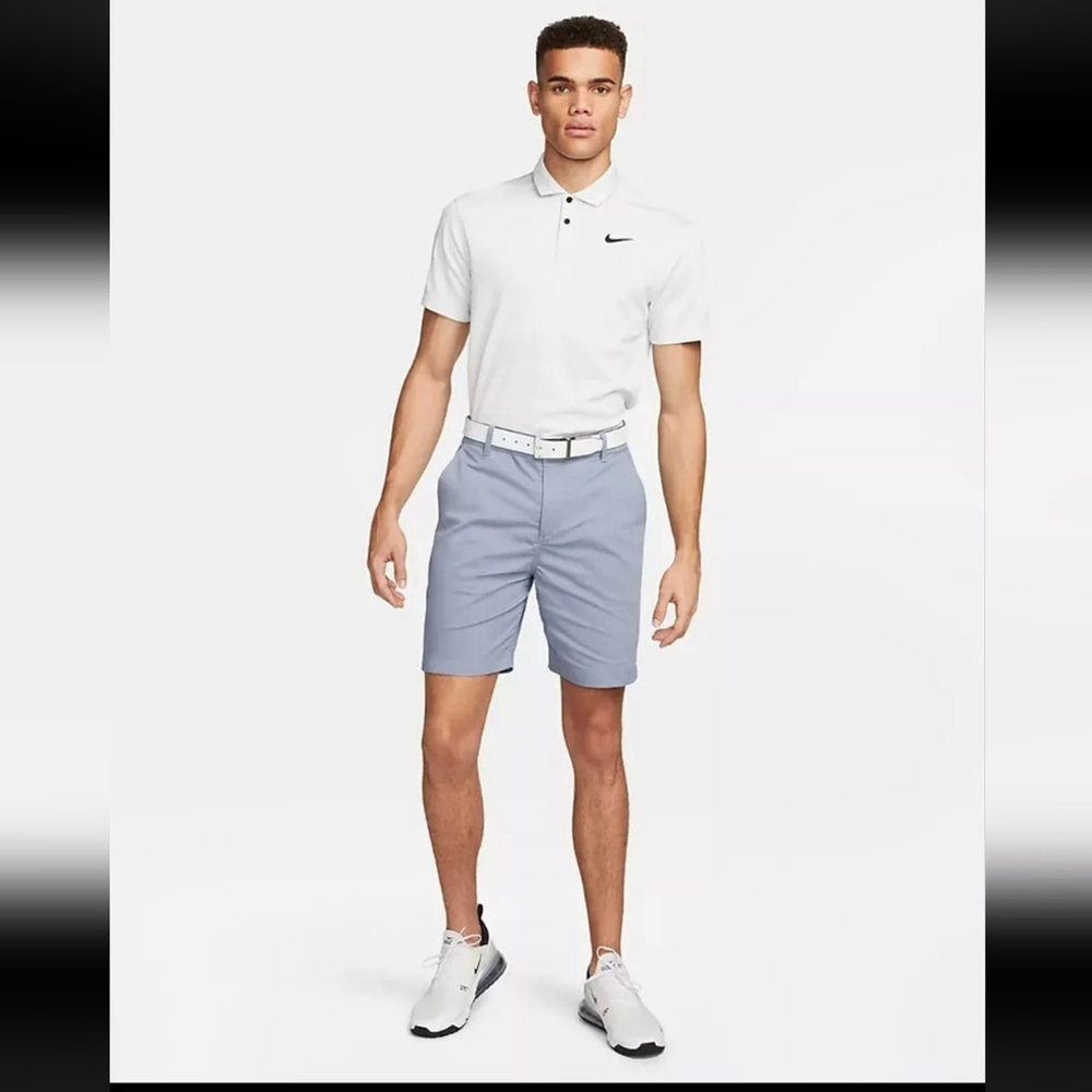 Nike Dri-FIT UV Men's 11" Golf Chino Shorts Gray 33 Standard Fit New